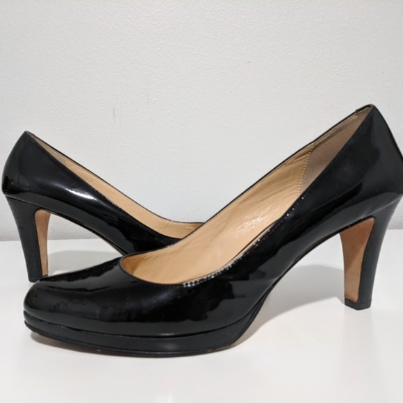 cole haan patent leather pumps